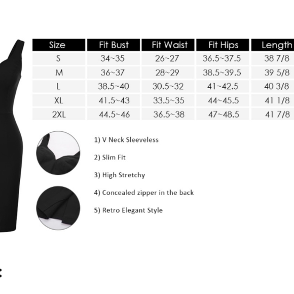 🆕⭐ Gorgeous Red midi pencil dress - Picture 5 of 7